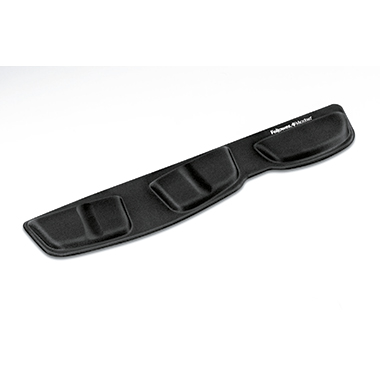 Fellowes Health-V Tastatur-Handgelenkauflage mit Stoffbezug 9182801 466x86x16mm schwarz