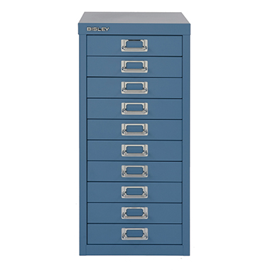Bisley Schubladenschrank L2910605 10Schubfächer blau