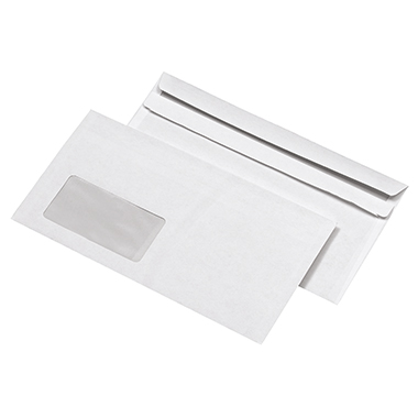 MAILmedia Briefumschlag 30005426 229x125mm selbstklebend mit Fenster weiß 1.000 Stück