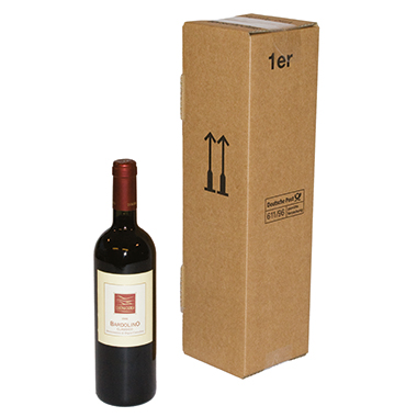 Smartbox Pro Versandkarton 00069081 Flasche 105x420x105mm braun 20 Stück