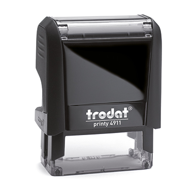 trodat Printy 44084 Textstempel 38x14mm 4-zeilig Kissen schwarz