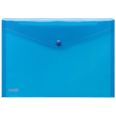 FolderSys Sammelhülle 40111-44 DIN A4 blau transparent 10 Stück