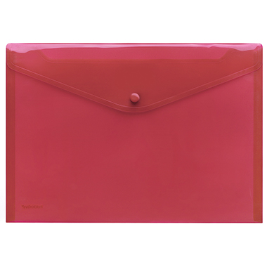 FolderSys Sammelhülle 40111-84 DIN A4 rot transparent 10 Stück