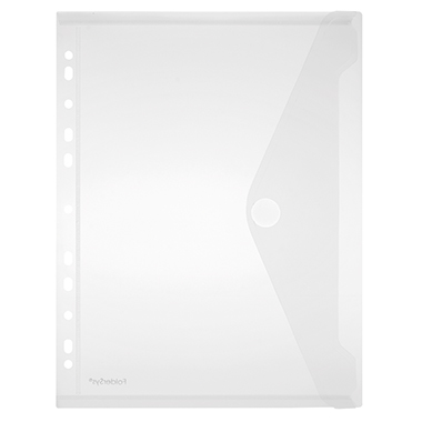 FolderSys Sammelhülle 40106-04 DIN A4 Lochrand transparent 10 Stück