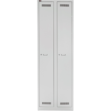 Bisley Spind LIGHT GL06D1245 600x1.850x500mm 2Abteile lichtgrau