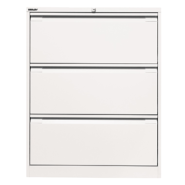 Bisley Hängeregistraturschrank DF3696 3Schubfächer verkehrsweiß