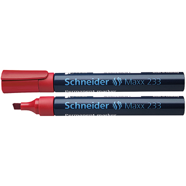Schneider Permanentmarker 233 123302 1-5mm Keilspitze rot