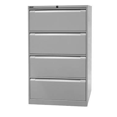 Bisley Hängeregistraturschrank DF4645 4Schubfächer lichtgrau