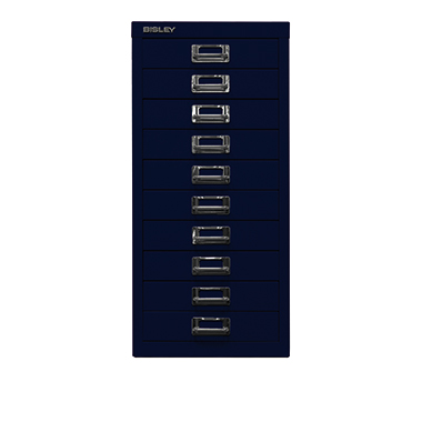 Bisley Schubladenschrank L2910639 10Schubfächer oxfordblau