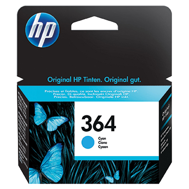 HP Tintenpatrone CB318EE 364 300Seiten 3ml cyan