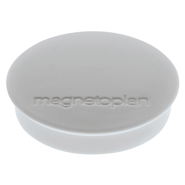 magnetoplan Magnet Discofix Standard 1664201 grau 10 Stück