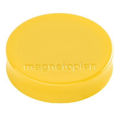 magnetoplan Magnet Ergo Medium 16640102 30mm goldgelb 10 Stück
