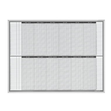 magnetoplan Jahresplaner 1241212S 121,5x91,5cm magnetisch +Zubehör