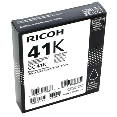 Ricoh Gelpatrone 405761 GC-41K 2.500Seiten schwarz