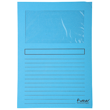 Exacompta 50252E Exacompta Sichtmappe DIN A4 mF hellblau 25 St.