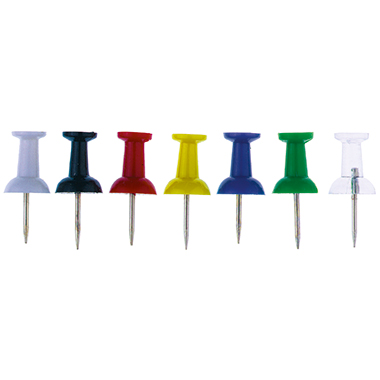 ALCO Pinnwandnadel 663-22 transparent 100 Stück