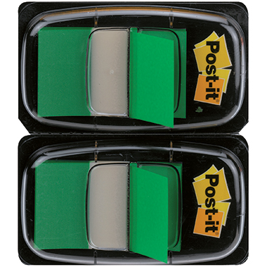 Post-it Haftstreifen Index Standard 680-G2EU 50Blatt grün 2 Stück