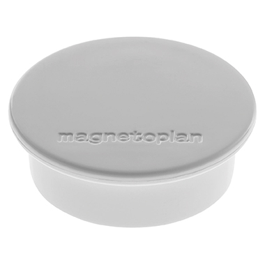 magnetoplan Magnet Discofix Color 1662001 40mm grau 10 Stück