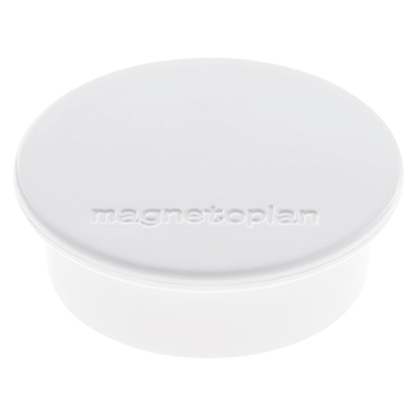 magnetoplan Magnet Discofix Color 1662000 40mm weiß 10 Stück