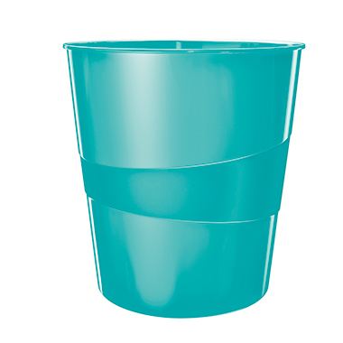 Leitz Papierkorb WOW 52781051 15l PS eisblau