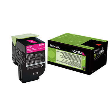 Lexmark Toner 802SM 80C2SM0 2.000Seiten magenta