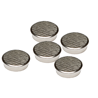 Franken Kraftmagnet HM22CR/5 rund 22mm silber 5 Stück