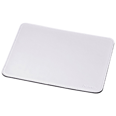 Hama Mauspad 00053231 220x3x180mm Kunststoff/Gummi weiß