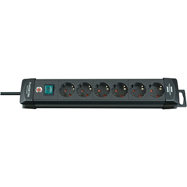 brennenstuhl Steckdosenleiste Premium-Line 1951160100 6fach schwarz