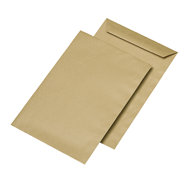 MAILmedia Versandtasche 30007658 C5 braun nassklebend 70g 500 Stück