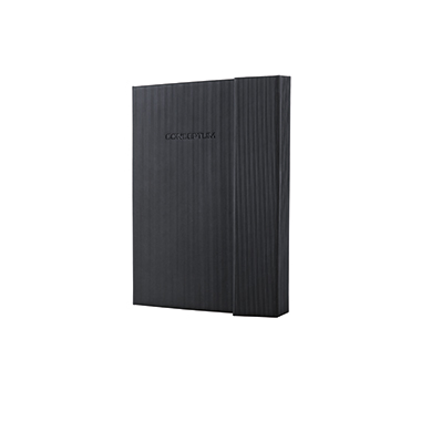 SIGEL Notizbuch Conceptum CO161 ca. DIN A5 194S kariert schwarz