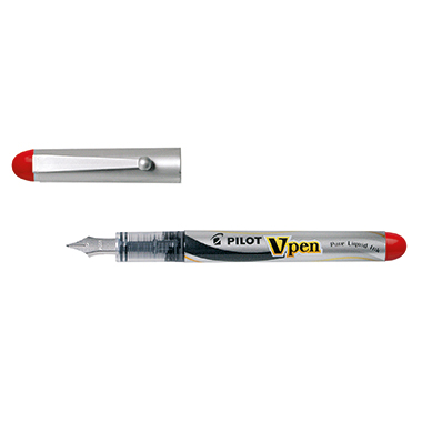PILOT Füllfederhalter V-Pen 1132002 0,4mm rot