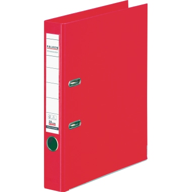 FALKEN Ordner Chromocolor/11285871, rot, Rücken 50mm, für A4
