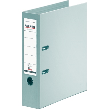 FALKEN Ordner Chromocolor grau/11285533, grau, Rücken 80mm, für A4