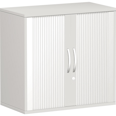 Geramöbel Rollladenschrank Flex S-382117-SL 2OH l.gr/ws