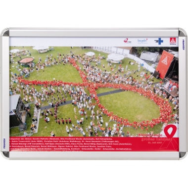 Franken Bilderwechselrahmen BS0801 für DIN A2 silber