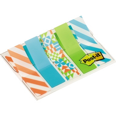 Post-it Haftstreifen Index Mini 684-GEO5 11,9x43,2mm 5 Stück