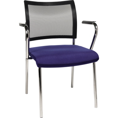 TOPSTAR Besucherstuhl Visit 10 NV29A G260 4Fuß m.Arml bl