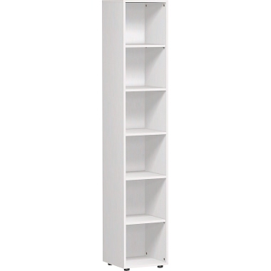 Geramöbel Regal Flex S-346001-W 6OH 6Böden 400x2.160x400mm weiß