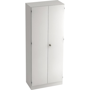 Hammerbacher Flügeltürenschrank V4100/W/W/SG 5 Ordnerhöhen weiß