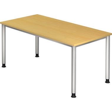 Hammerbacher Schreibtisch VHS16/6/S 160x80cm buche