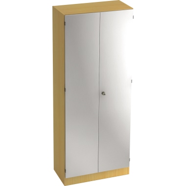 Hammerbacher Garderobenschrank V6200/6/S/SG 5OH buche/silber