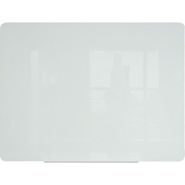 Bi-Office Glastafel GL070101 magnetisch 90x60cm 4mm weiß