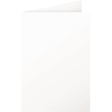 Clairefontaine Faltkarte Pollen 2316C C6 weiß 25 Stück