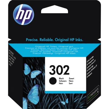 HP Tintenpatrone F6U66AE 302 190Seiten schwarz