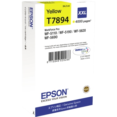 Epson Tintenpatrone C13T789440 79XXL 4.000Seiten gelb