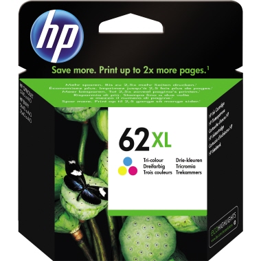 HP Tintenpatrone C2P07AE 62XL 415 Seiten c/m/y
