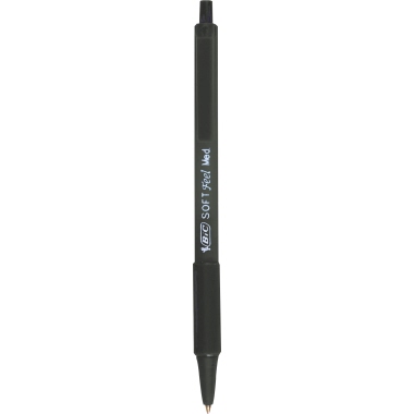 BIC Kugelschreiber Soft Feel Clic Grip/8373971 schwarz 0,4mm