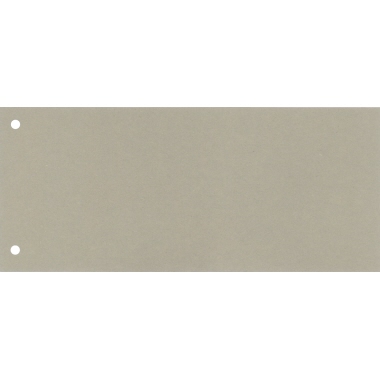 Trennstreifen 10,5x24cm Karton grau 100 Stück