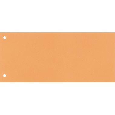 Trennstreifen 10,5x24cm Karton orange 100 Stück