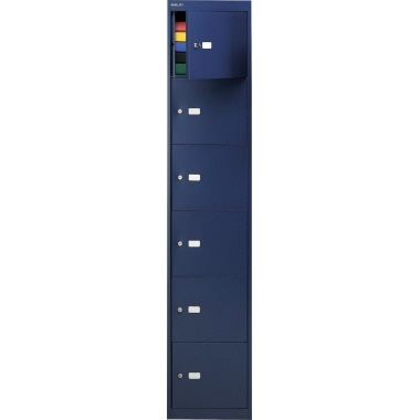 Bisley Schließfachsystem Office CLK126696 6Fächer verkehrsweiß